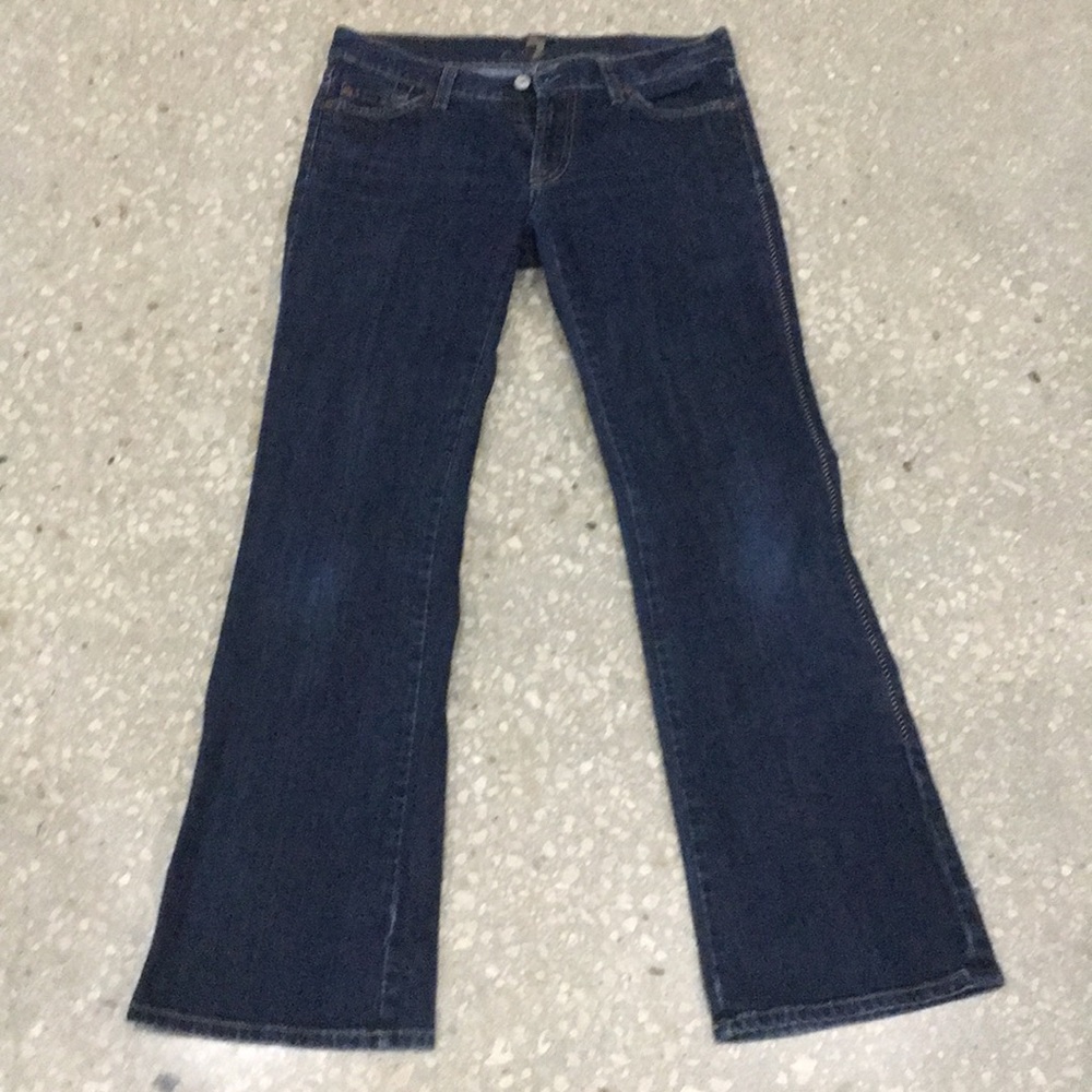 7 For All Mankind Dark Wash Bootcut Jeans